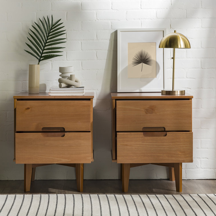 Mid century dresser on sale and nightstand set